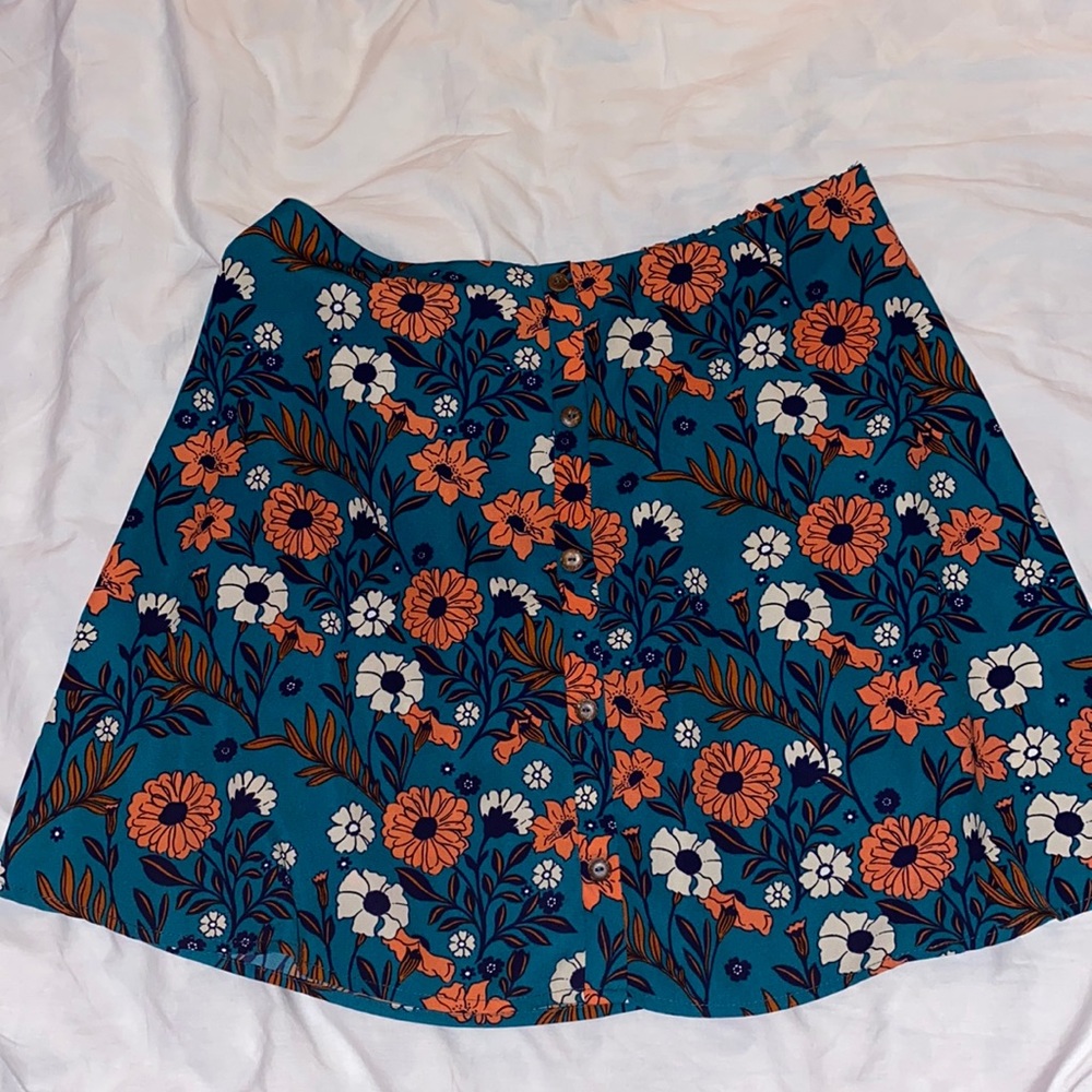 Flowy Floral Skirt
